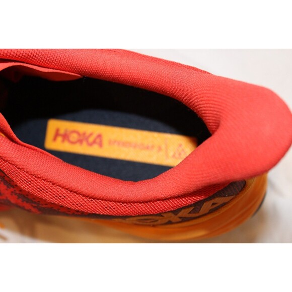 NEW Hoka One Men\'s Speedgoat 5 RUNNING SNEAKERS FIESTA RED SZ 14 main image 4